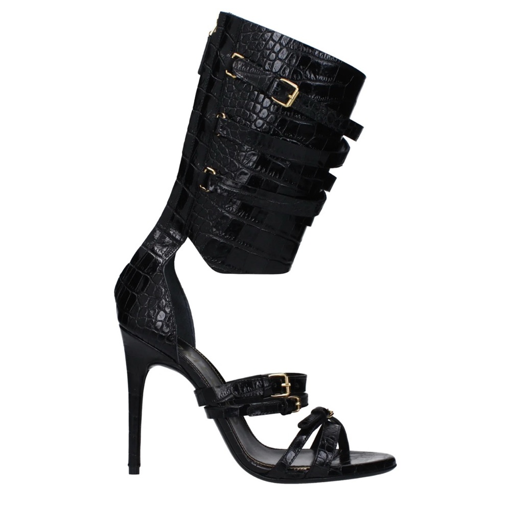 ISO IN SEARCH OF TOM FORD SS13 TRIPLE BUCKLE ANKLE SANDAL HEELS